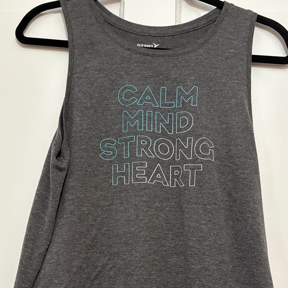 Old Navy Charcoal Women's Muscle Tee